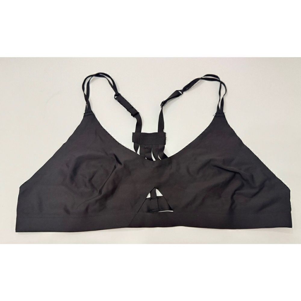 JoJoe Bralette Black Triangle Bra‎ Women’s Size XL UK16 New